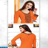 Linen-2 Wholesale linen Embroidery ladies kurtis